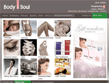 Tablet Screenshot of bodysoul.co.nz